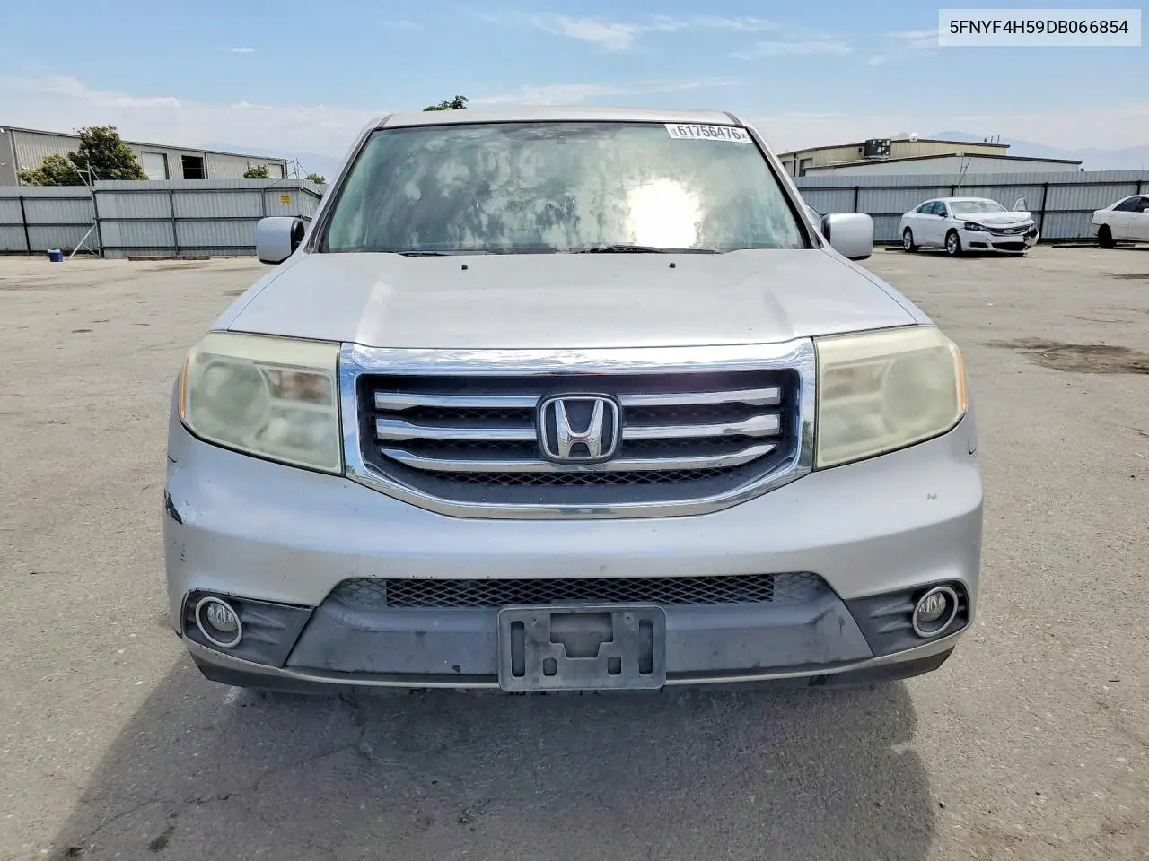 2013 Honda Pilot Exl VIN: 5FNYF4H59DB066854 Lot: 61756476
