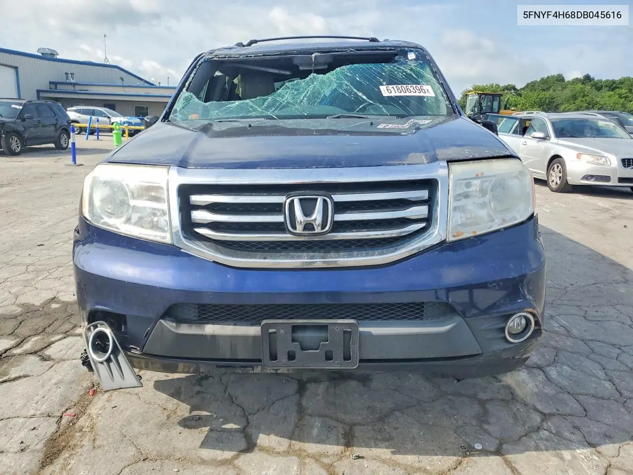 2013 Honda Pilot Exl VIN: 5FNYF4H68DB045616 Lot: 61806396