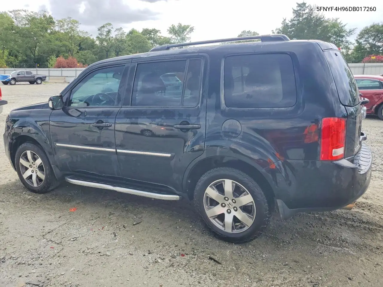 2013 Honda Pilot Touring VIN: 5FNYF4H96DB017260 Lot: 61893426