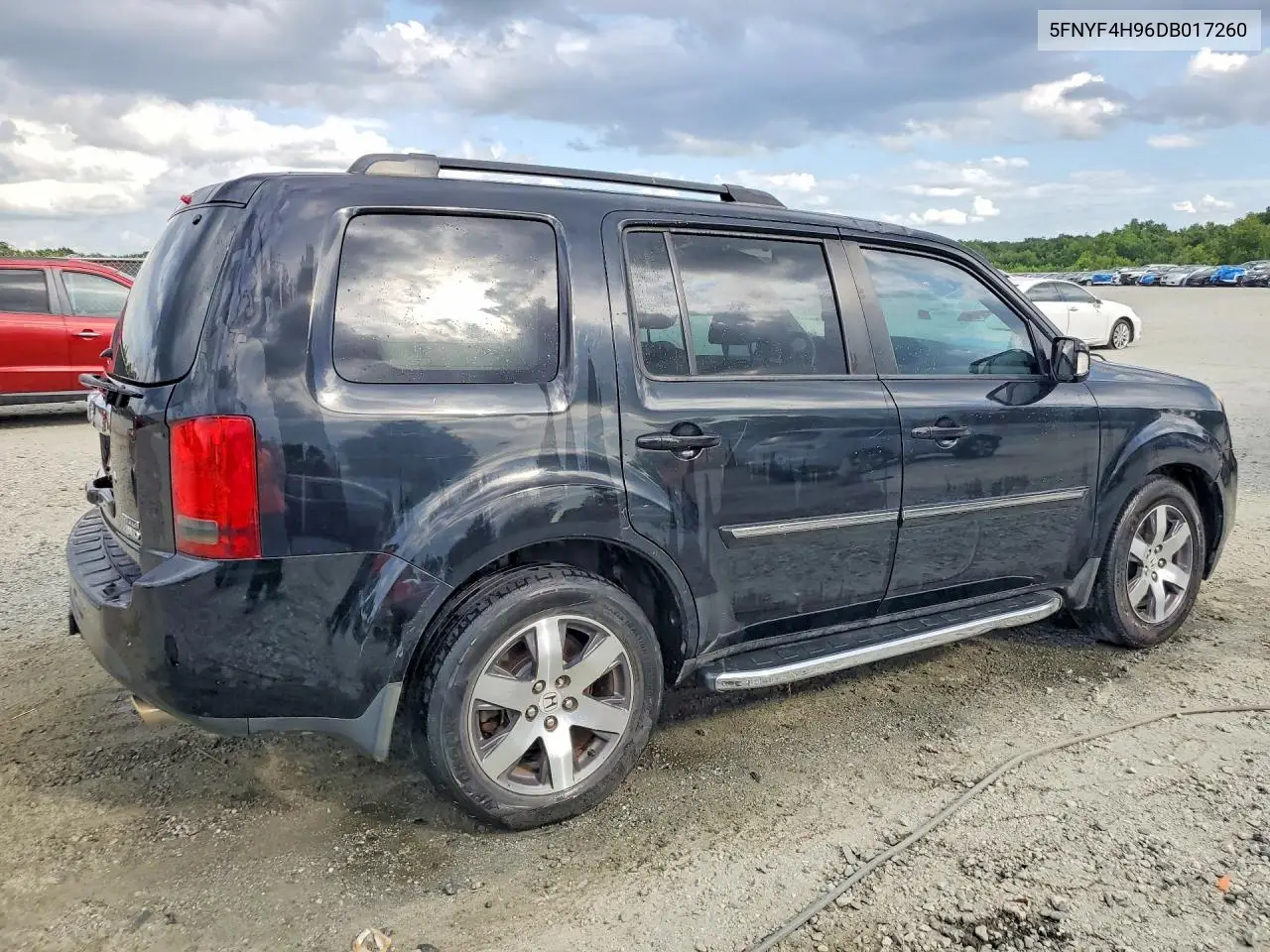 2013 Honda Pilot Touring VIN: 5FNYF4H96DB017260 Lot: 61893426