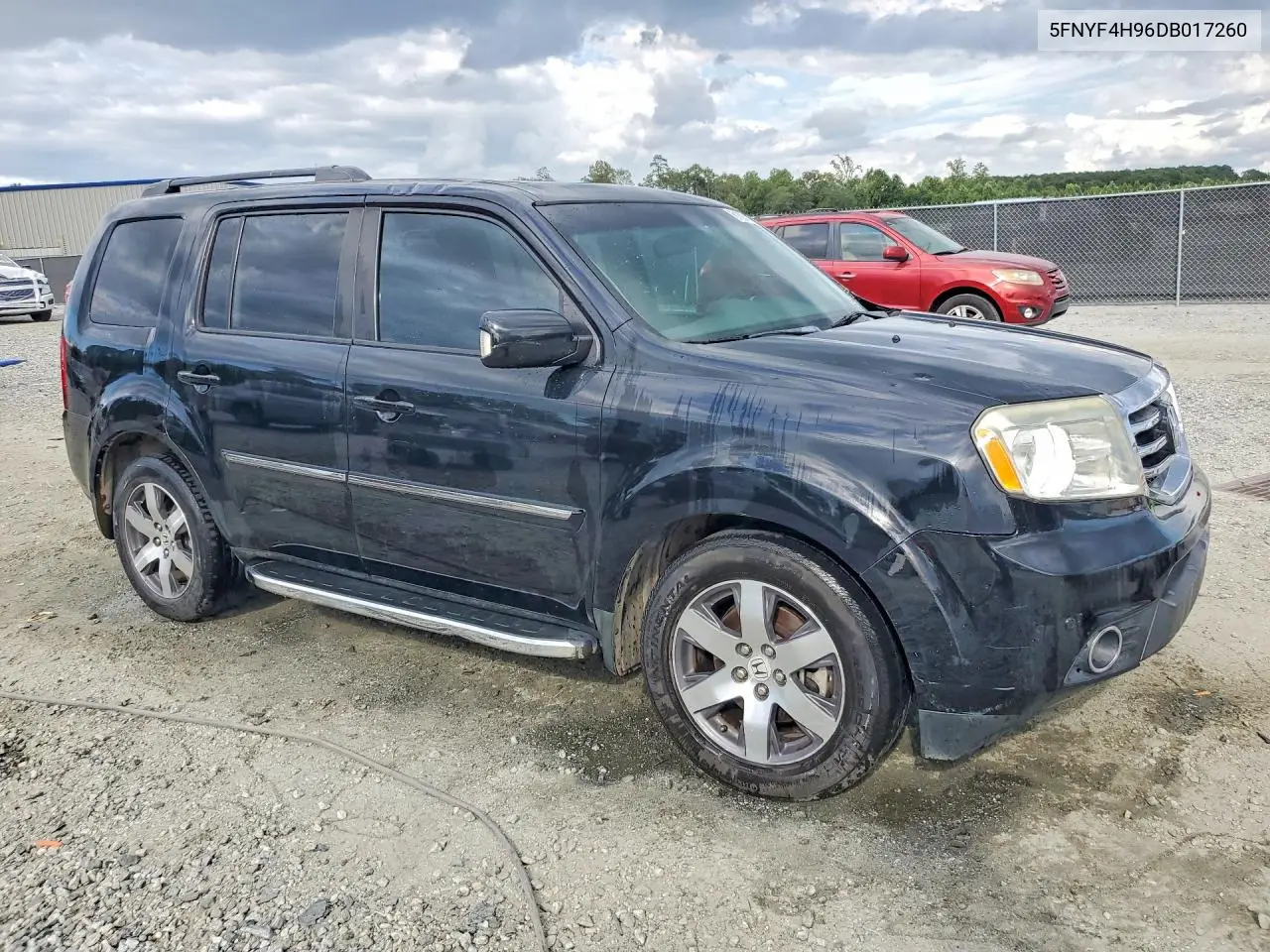 2013 Honda Pilot Touring VIN: 5FNYF4H96DB017260 Lot: 61893426