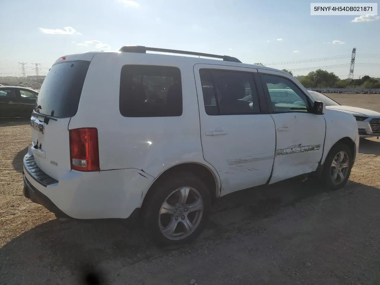 5FNYF4H54DB021871 2013 Honda Pilot Exl
