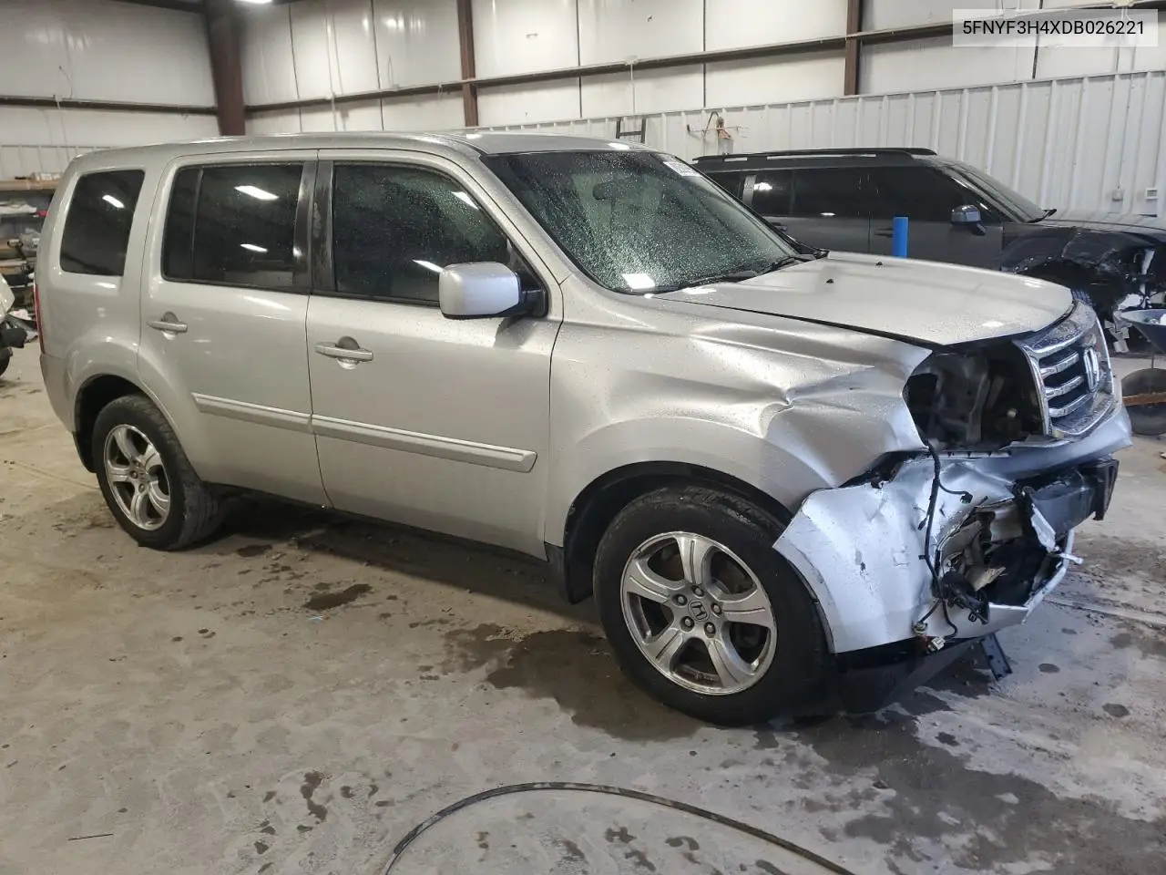 5FNYF3H4XDB026221 2013 Honda Pilot Ex