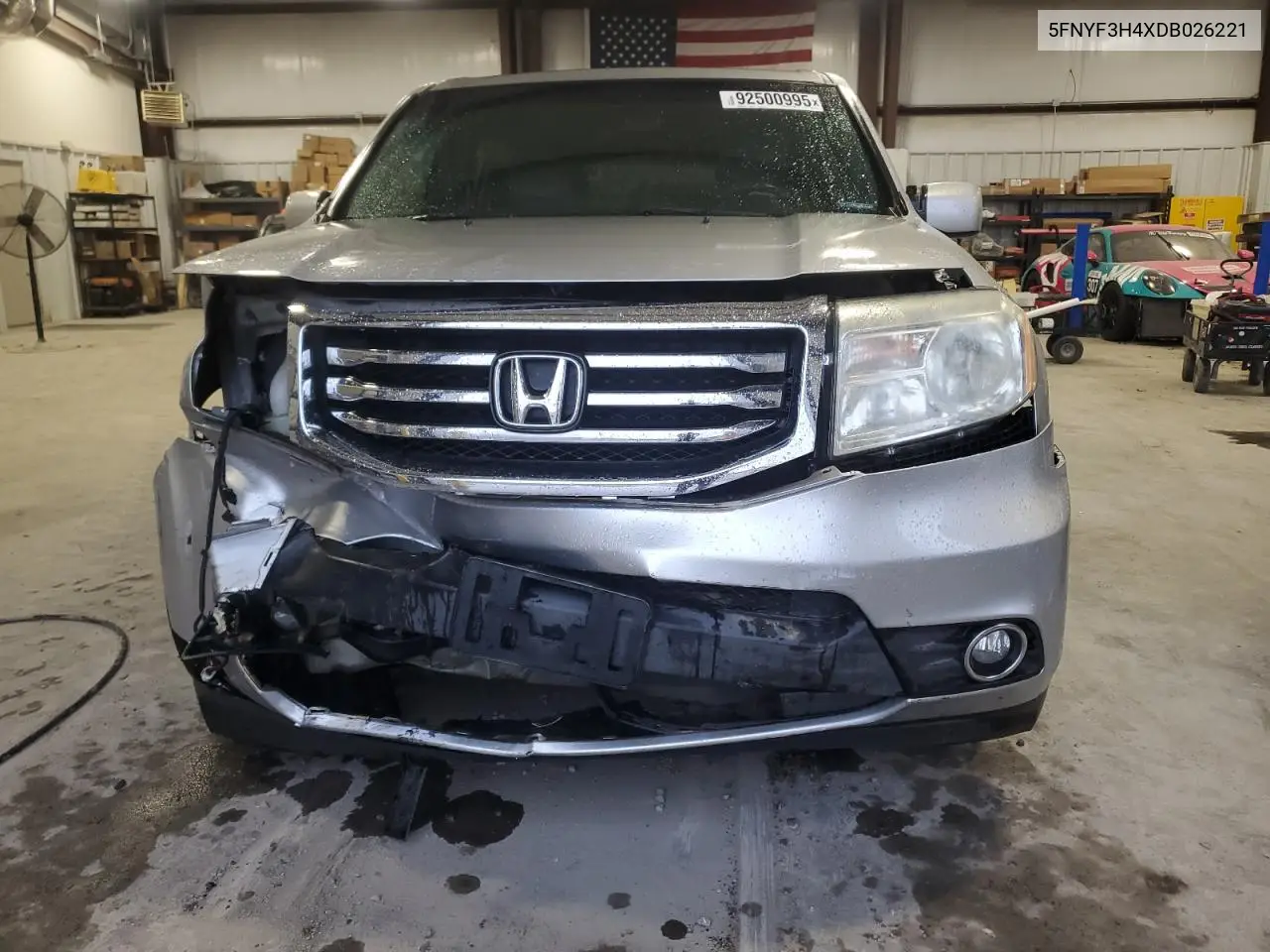 5FNYF3H4XDB026221 2013 Honda Pilot Ex
