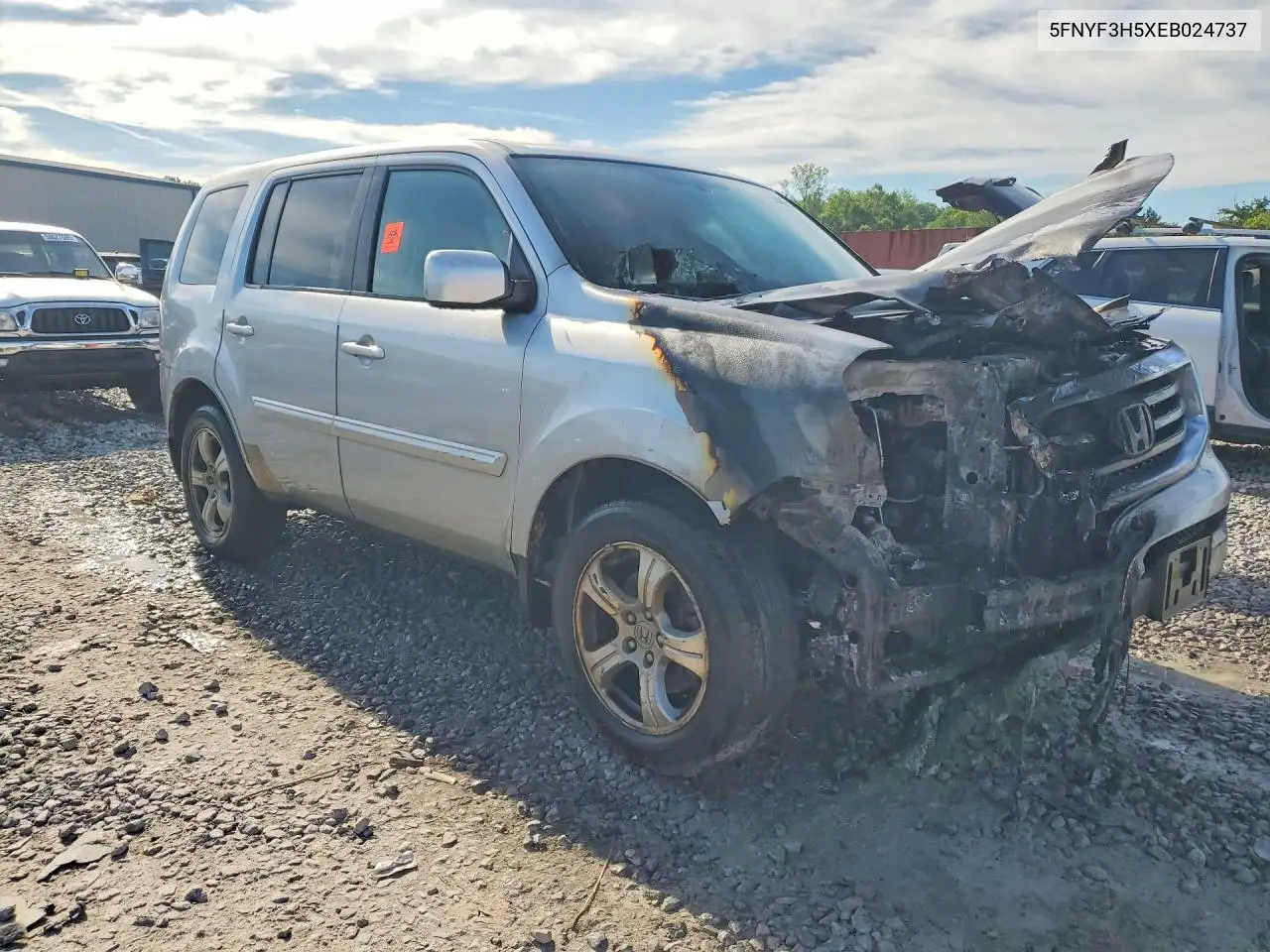 2014 Honda Pilot Exl VIN: 5FNYF3H5XEB024737 Lot: 58234456