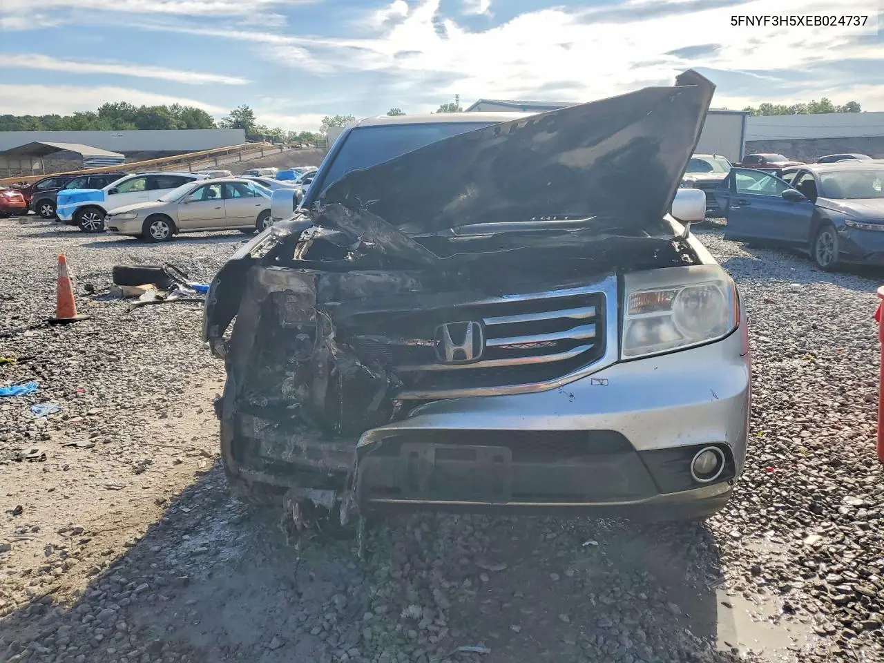 2014 Honda Pilot Exl VIN: 5FNYF3H5XEB024737 Lot: 58234456