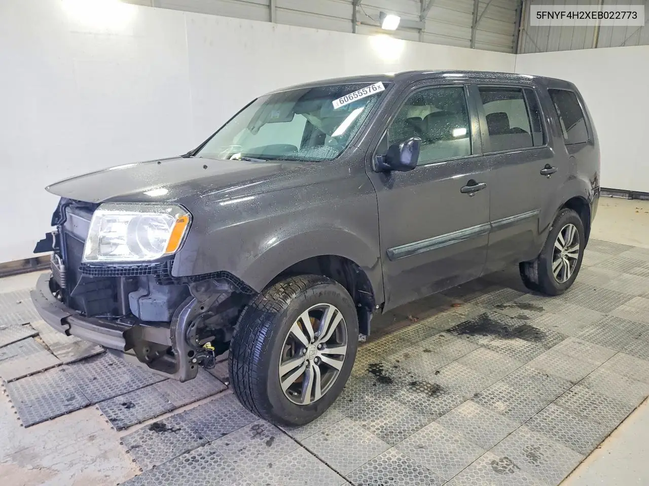 2014 Honda Pilot Lx VIN: 5FNYF4H2XEB022773 Lot: 60655576