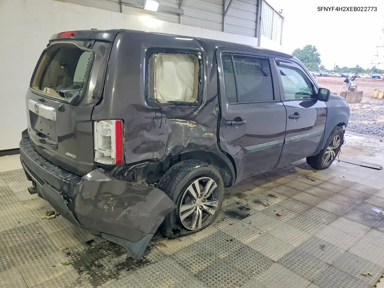 2014 Honda Pilot Lx VIN: 5FNYF4H2XEB022773 Lot: 60655576