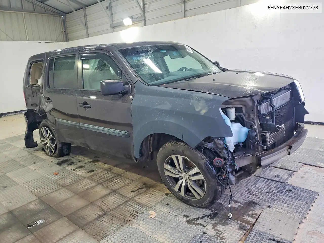 2014 Honda Pilot Lx VIN: 5FNYF4H2XEB022773 Lot: 60655576