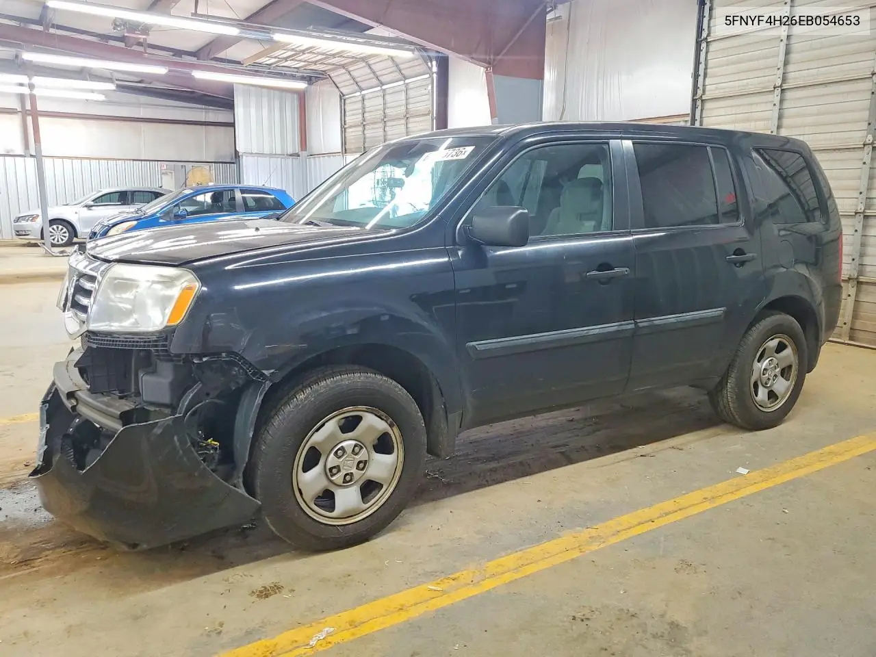2014 Honda Pilot Lx VIN: 5FNYF4H26EB054653 Lot: 61495736