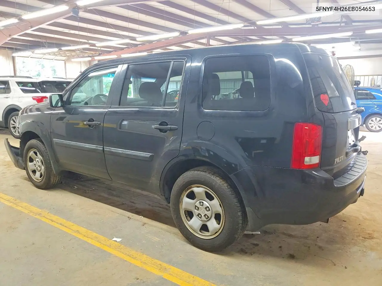 2014 Honda Pilot Lx VIN: 5FNYF4H26EB054653 Lot: 61495736