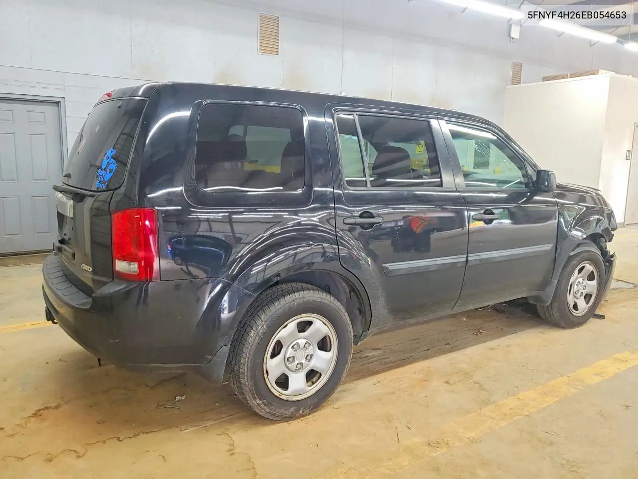 2014 Honda Pilot Lx VIN: 5FNYF4H26EB054653 Lot: 61495736