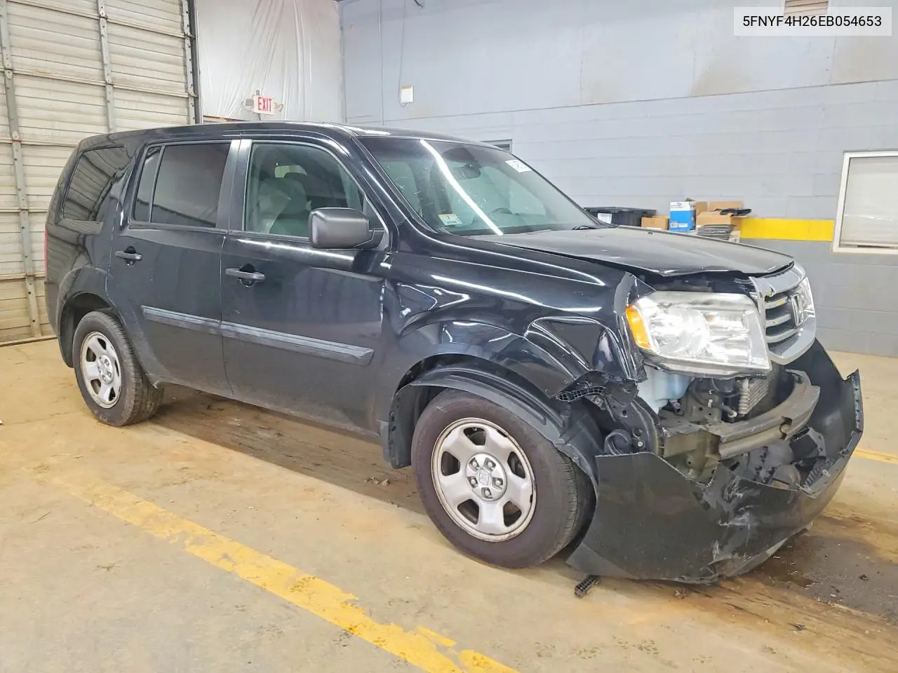 2014 Honda Pilot Lx VIN: 5FNYF4H26EB054653 Lot: 61495736