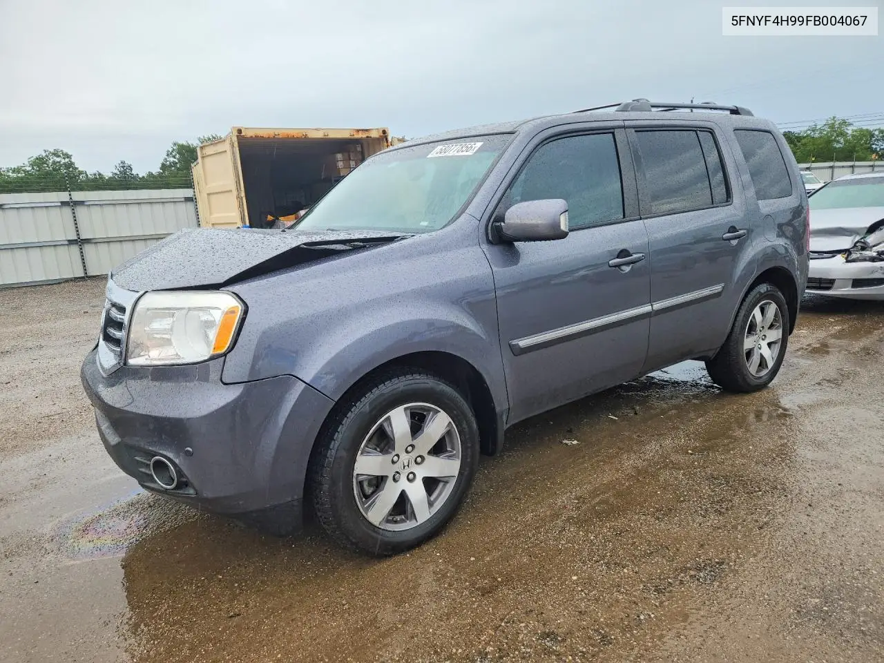 2015 Honda Pilot Touring VIN: 5FNYF4H99FB004067 Lot: 58077856