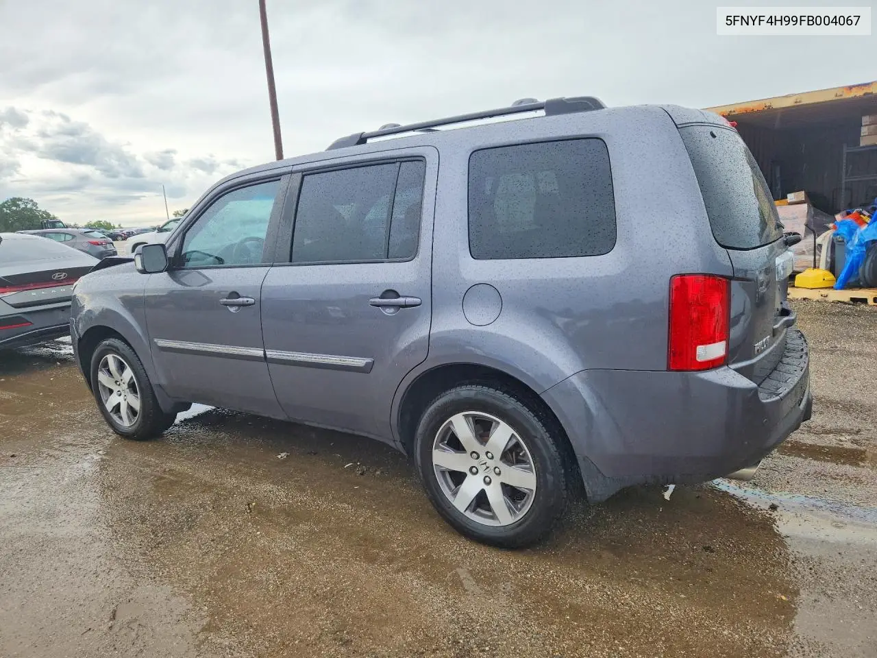 2015 Honda Pilot Touring VIN: 5FNYF4H99FB004067 Lot: 58077856