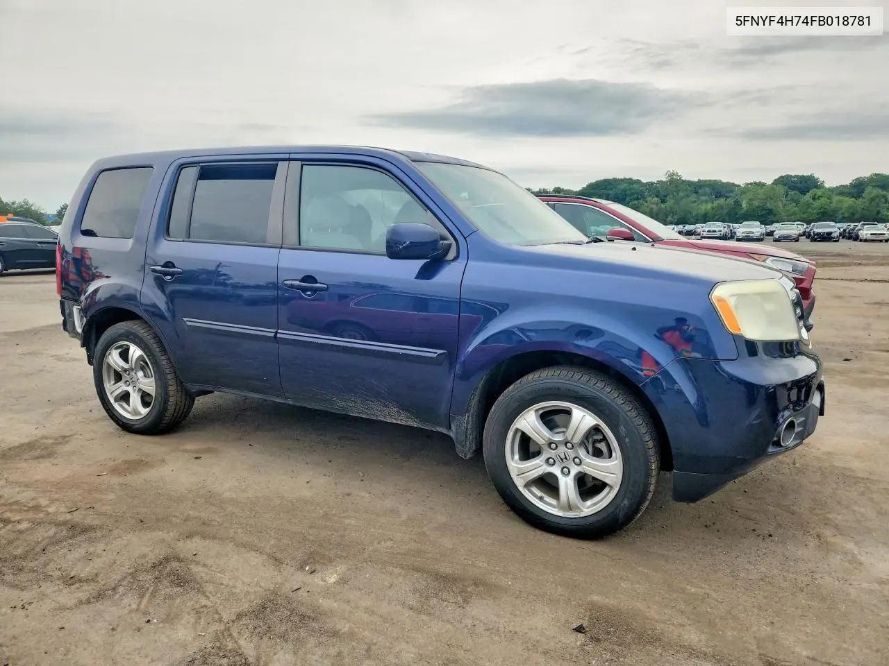 2015 Honda Pilot Exln VIN: 5FNYF4H74FB018781 Lot: 61370666