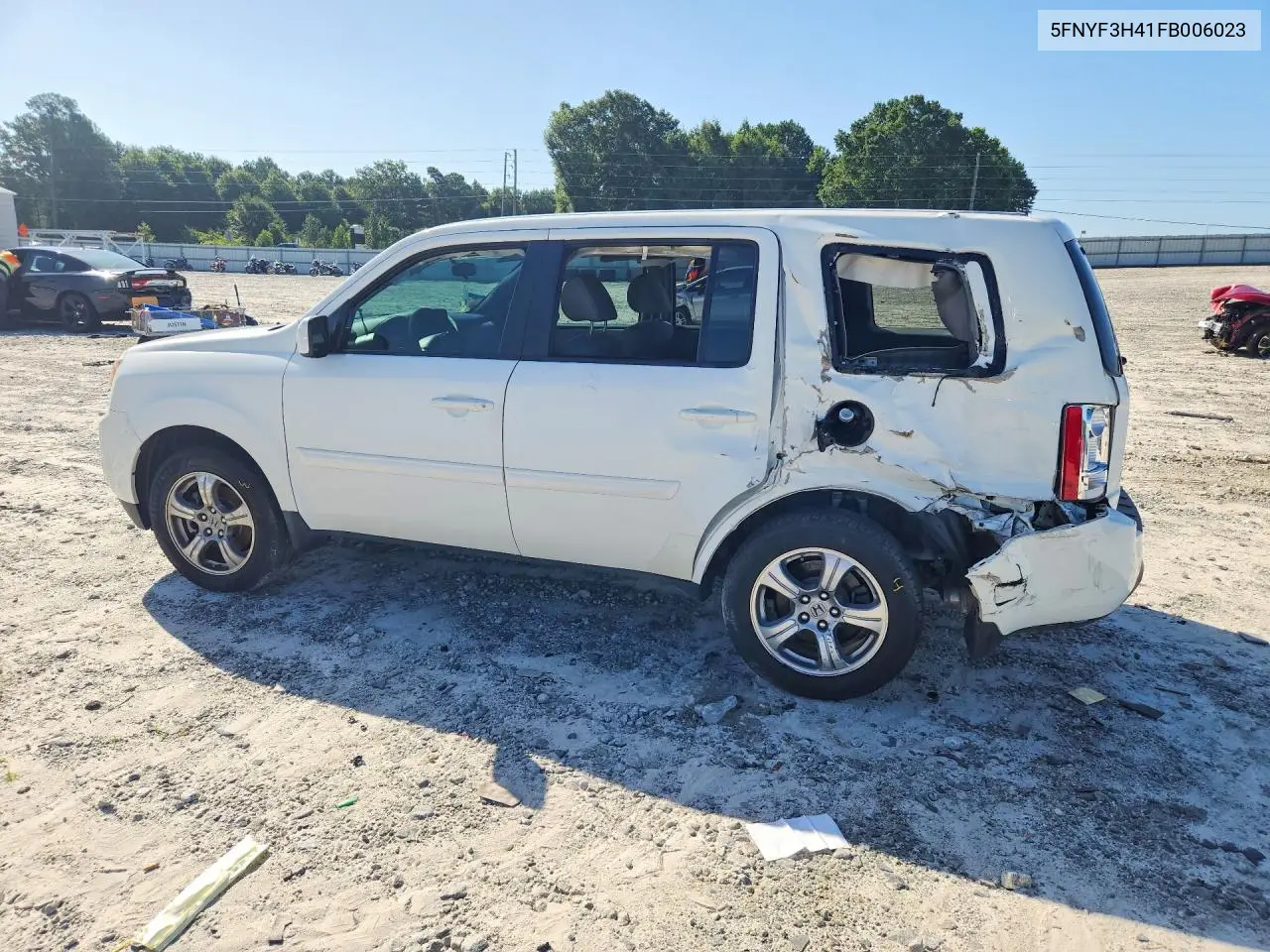 2015 Honda Pilot Ex VIN: 5FNYF3H41FB006023 Lot: 61761456
