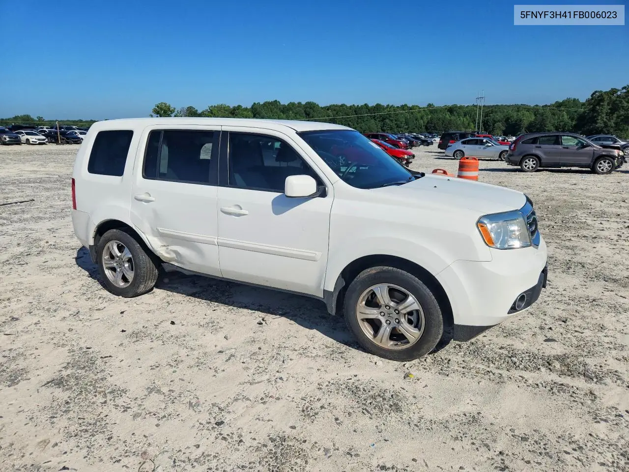 2015 Honda Pilot Ex VIN: 5FNYF3H41FB006023 Lot: 61761456