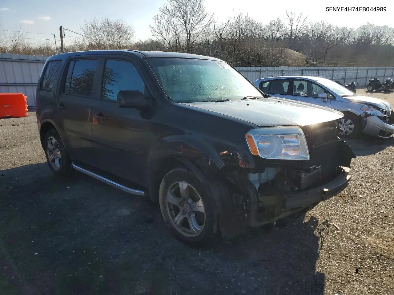 5FNYF4H74FB044989 2015 Honda Pilot Exln