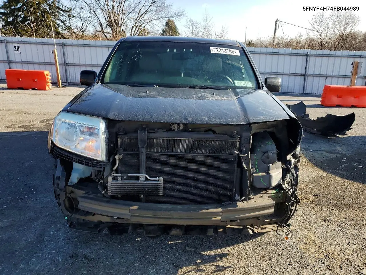 5FNYF4H74FB044989 2015 Honda Pilot Exln