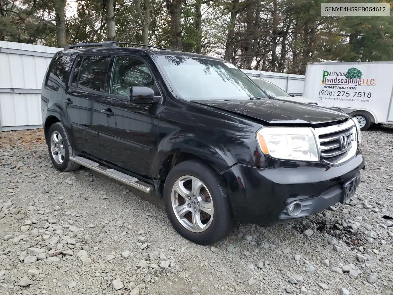 5FNYF4H59FB054612 2015 Honda Pilot Exl
