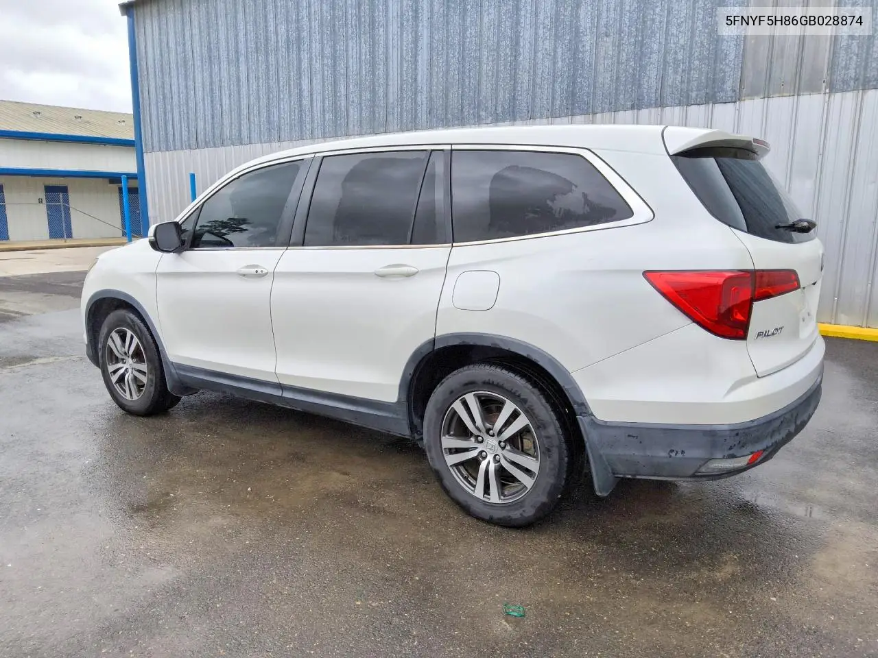 2016 Honda Pilot Exl VIN: 5FNYF5H86GB028874 Lot: 57505956