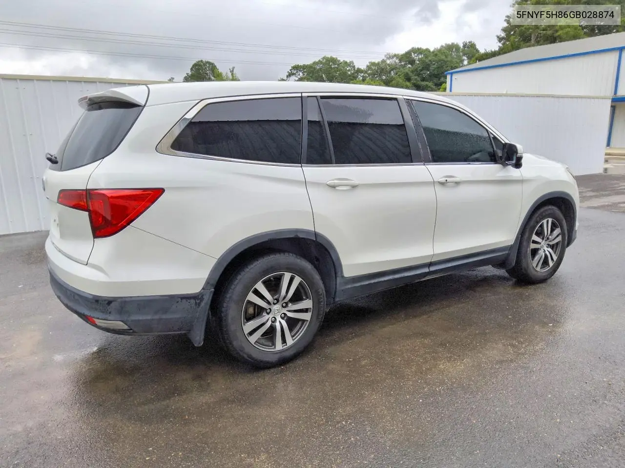 2016 Honda Pilot Exl VIN: 5FNYF5H86GB028874 Lot: 57505956