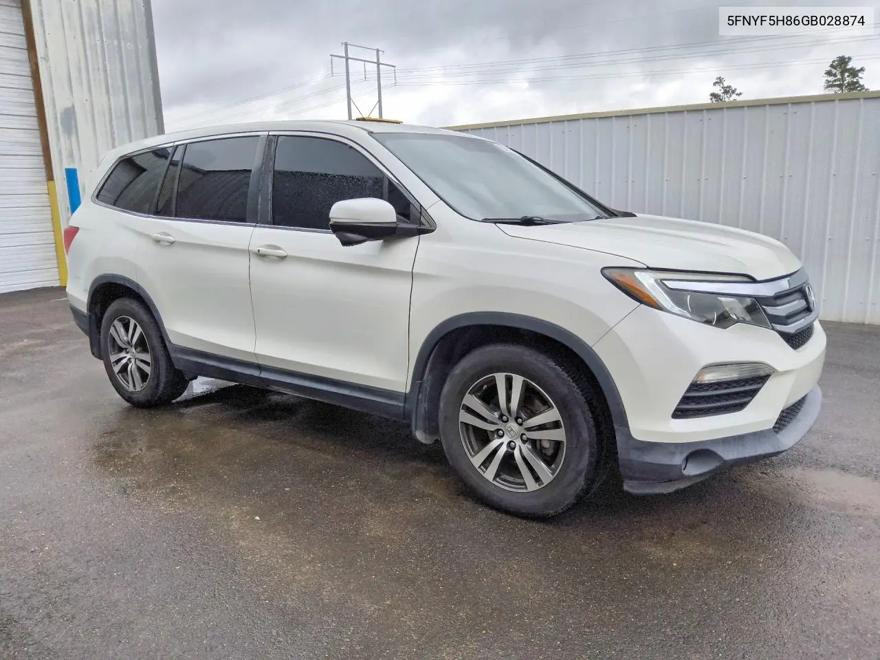 2016 Honda Pilot Exl VIN: 5FNYF5H86GB028874 Lot: 57505956