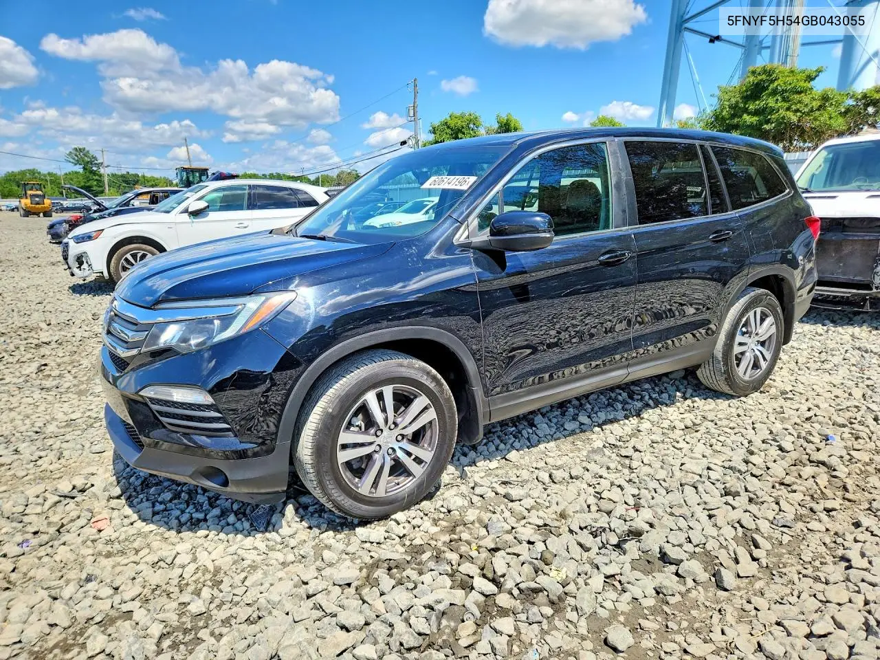 2016 Honda Pilot Exl VIN: 5FNYF5H54GB043055 Lot: 60614196