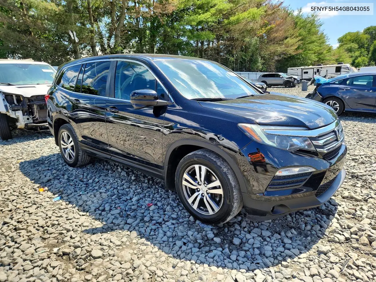 2016 Honda Pilot Exl VIN: 5FNYF5H54GB043055 Lot: 60614196