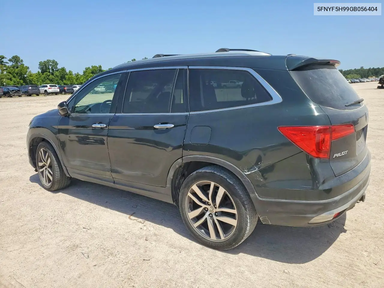 2016 Honda Pilot Touring VIN: 5FNYF5H99GB056404 Lot: 61808196