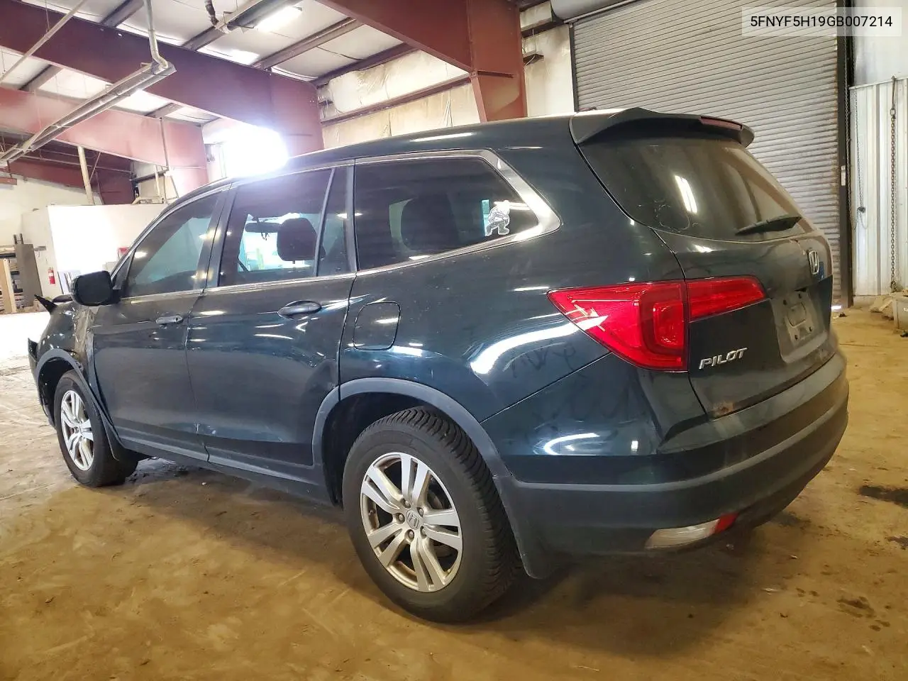 2016 Honda Pilot Lx VIN: 5FNYF5H19GB007214 Lot: 61859326