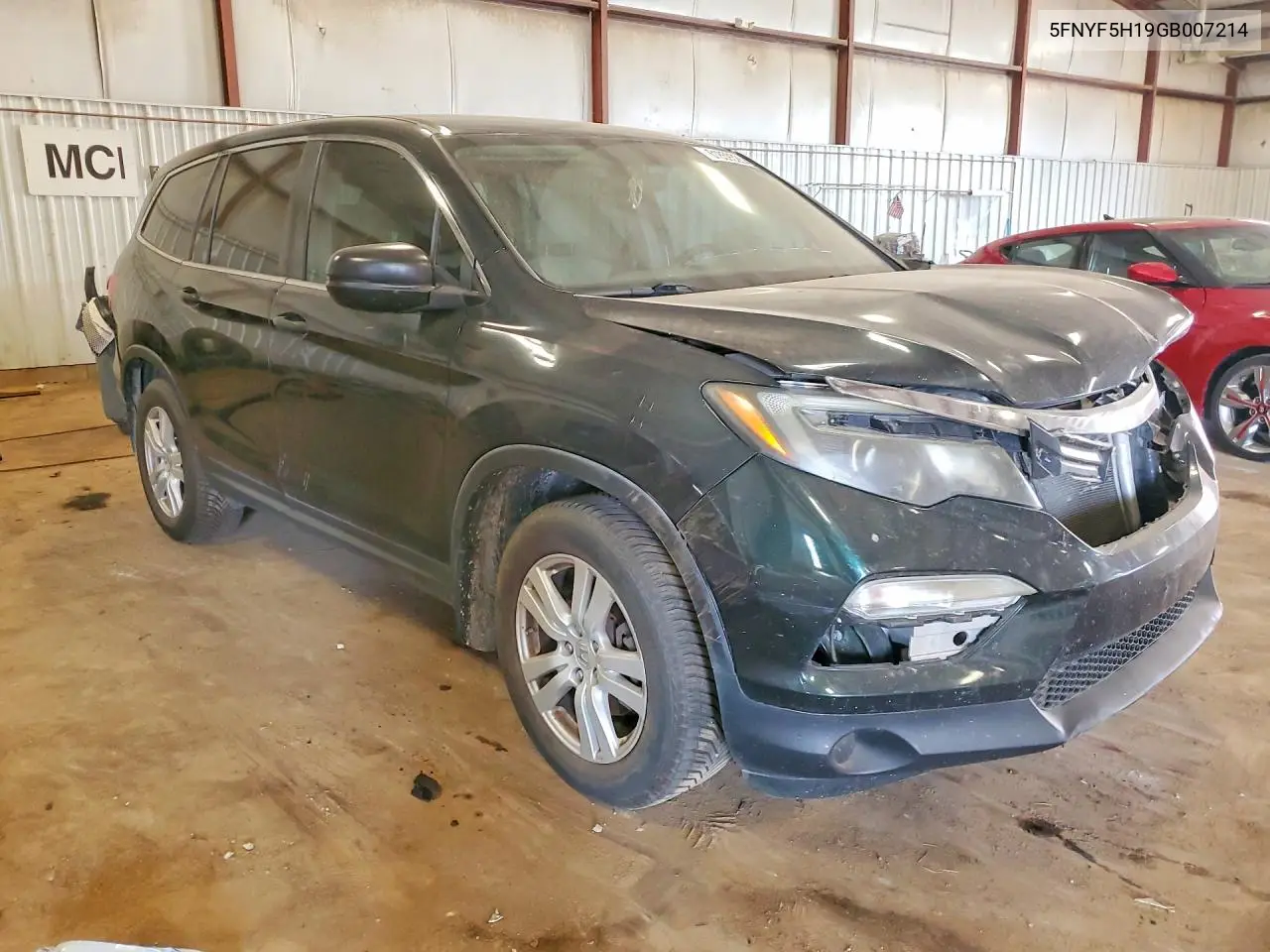 2016 Honda Pilot Lx VIN: 5FNYF5H19GB007214 Lot: 61859326