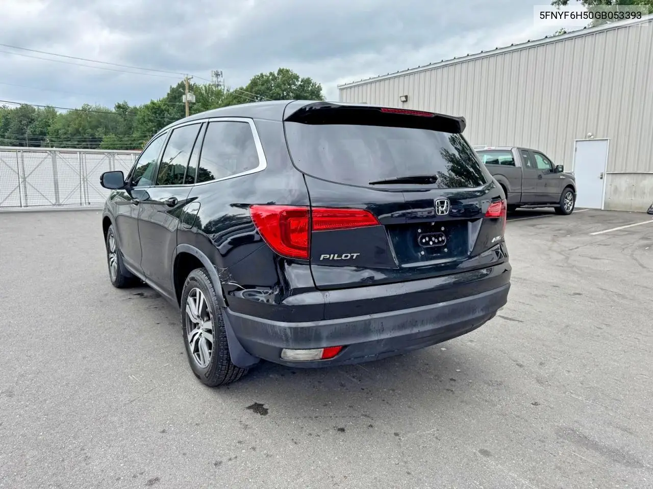 2016 Honda Pilot Exl VIN: 5FNYF6H50GB053393 Lot: 62395196