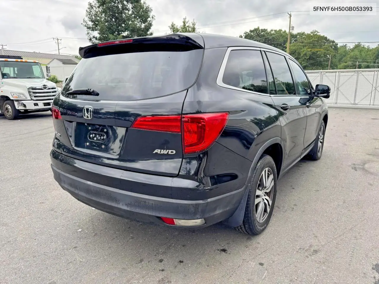 2016 Honda Pilot Exl VIN: 5FNYF6H50GB053393 Lot: 62395196