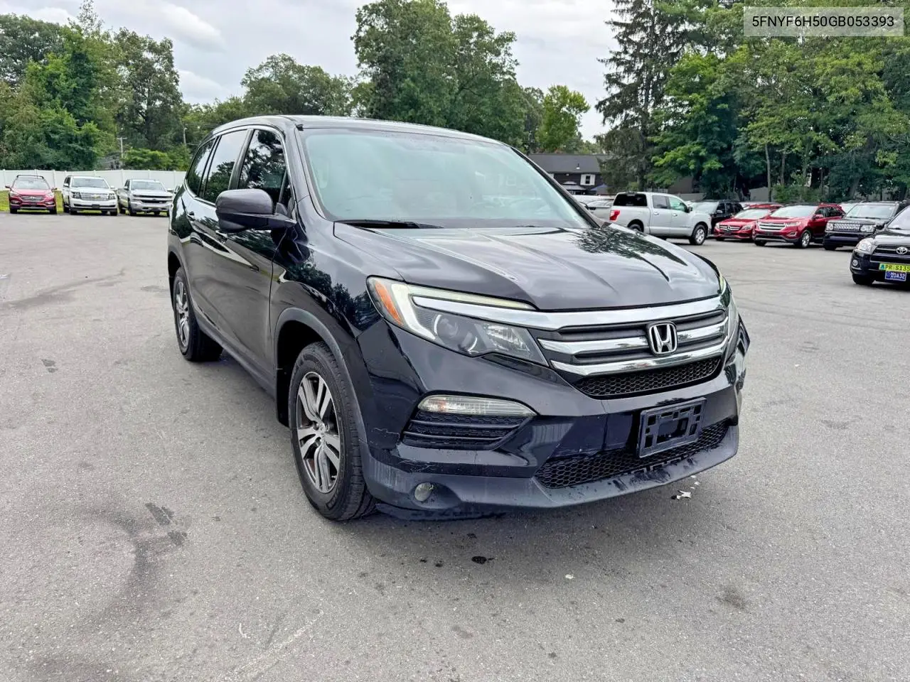 2016 Honda Pilot Exl VIN: 5FNYF6H50GB053393 Lot: 62395196