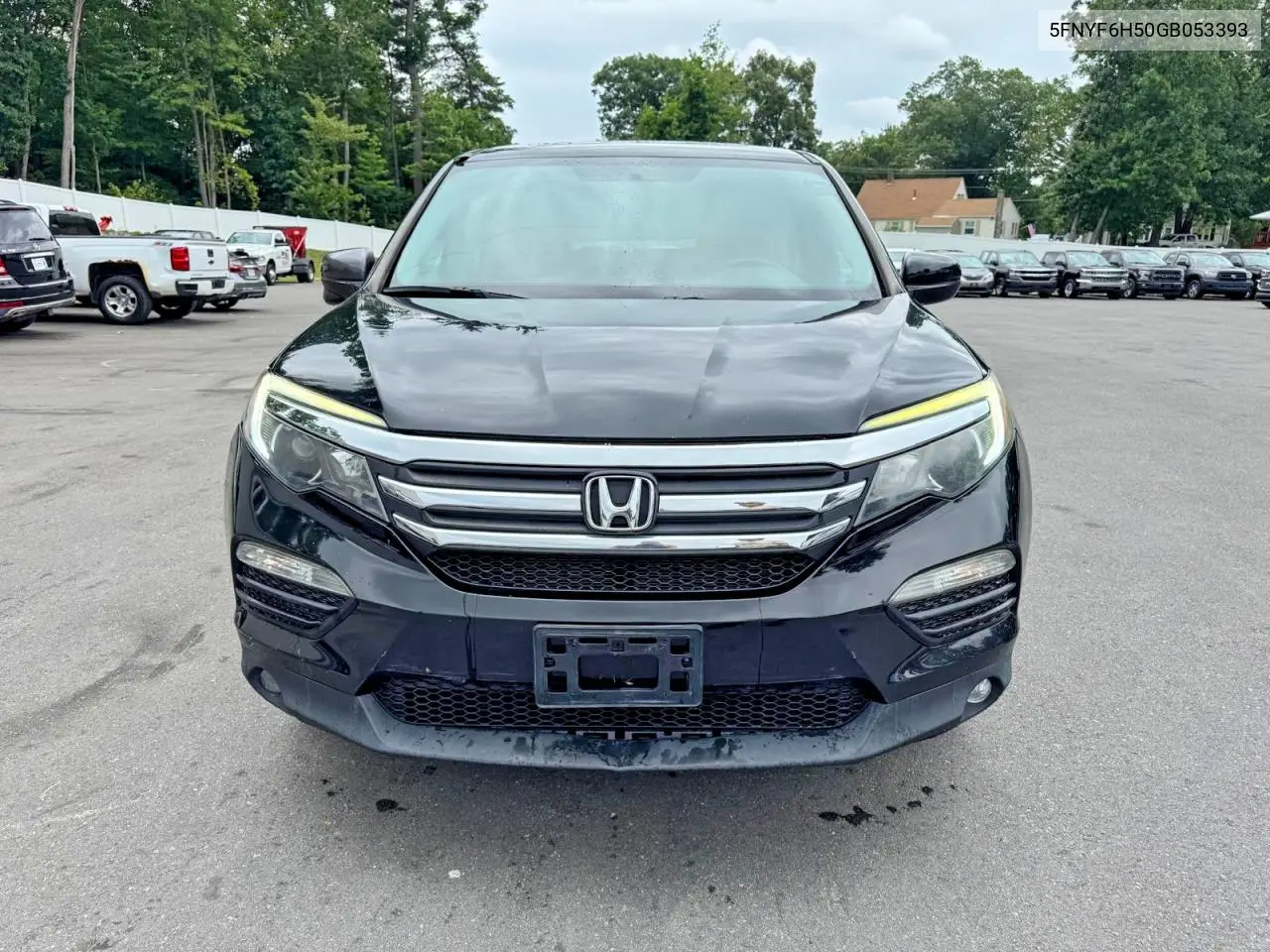 2016 Honda Pilot Exl VIN: 5FNYF6H50GB053393 Lot: 62395196