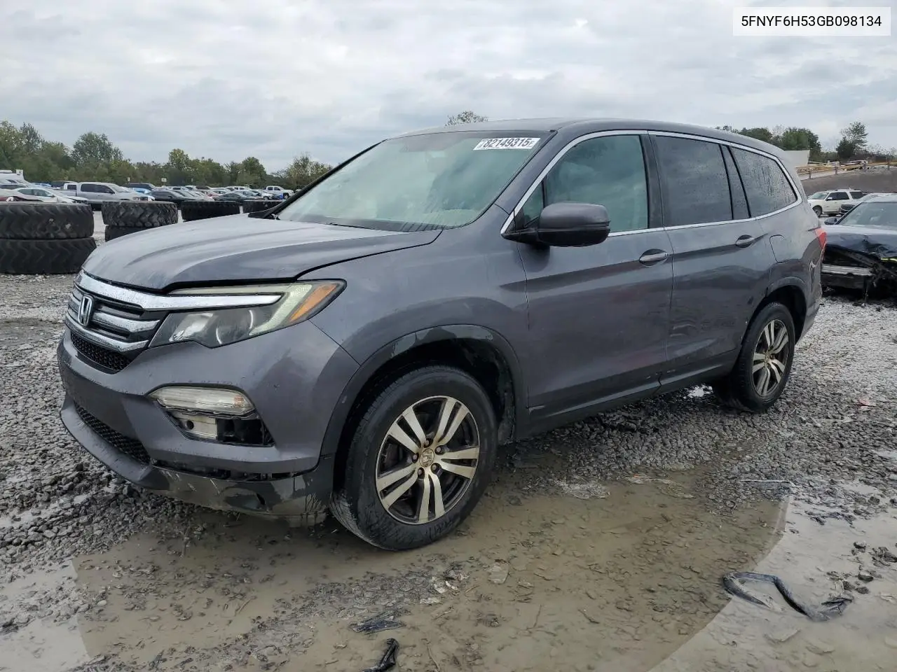 5FNYF6H53GB098134 2016 Honda Pilot Exl