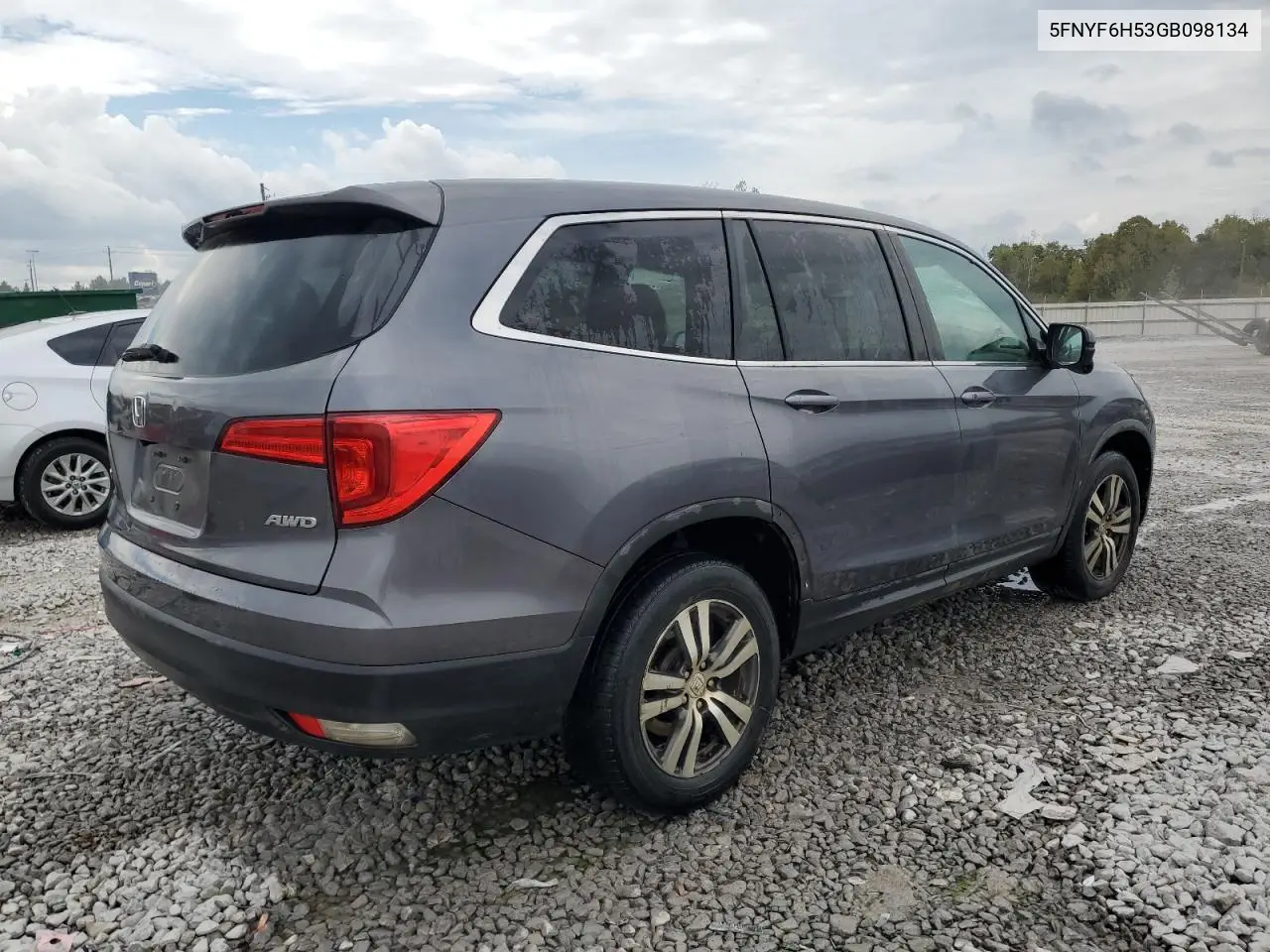 5FNYF6H53GB098134 2016 Honda Pilot Exl