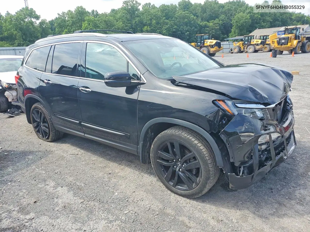 2017 Honda Pilot Elite VIN: 5FNYF6H04HB055329 Lot: 60323466