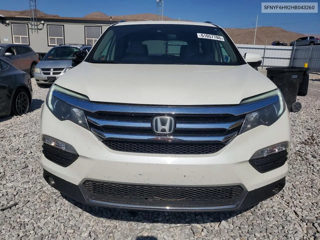 5FNYF6H92HB043260 2017 Honda Pilot Touring