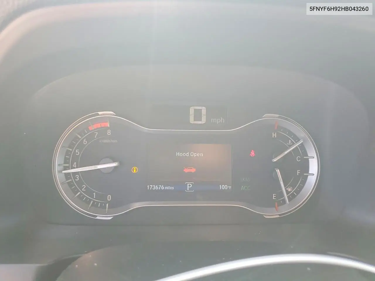5FNYF6H92HB043260 2017 Honda Pilot Touring