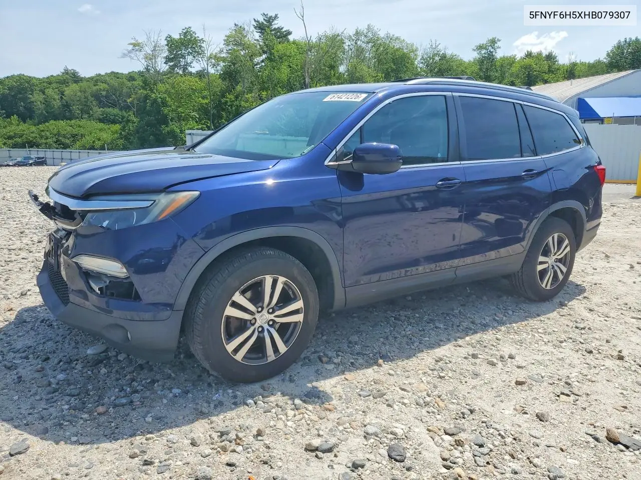 2017 Honda Pilot Exl VIN: 5FNYF6H5XHB079307 Lot: 61421226
