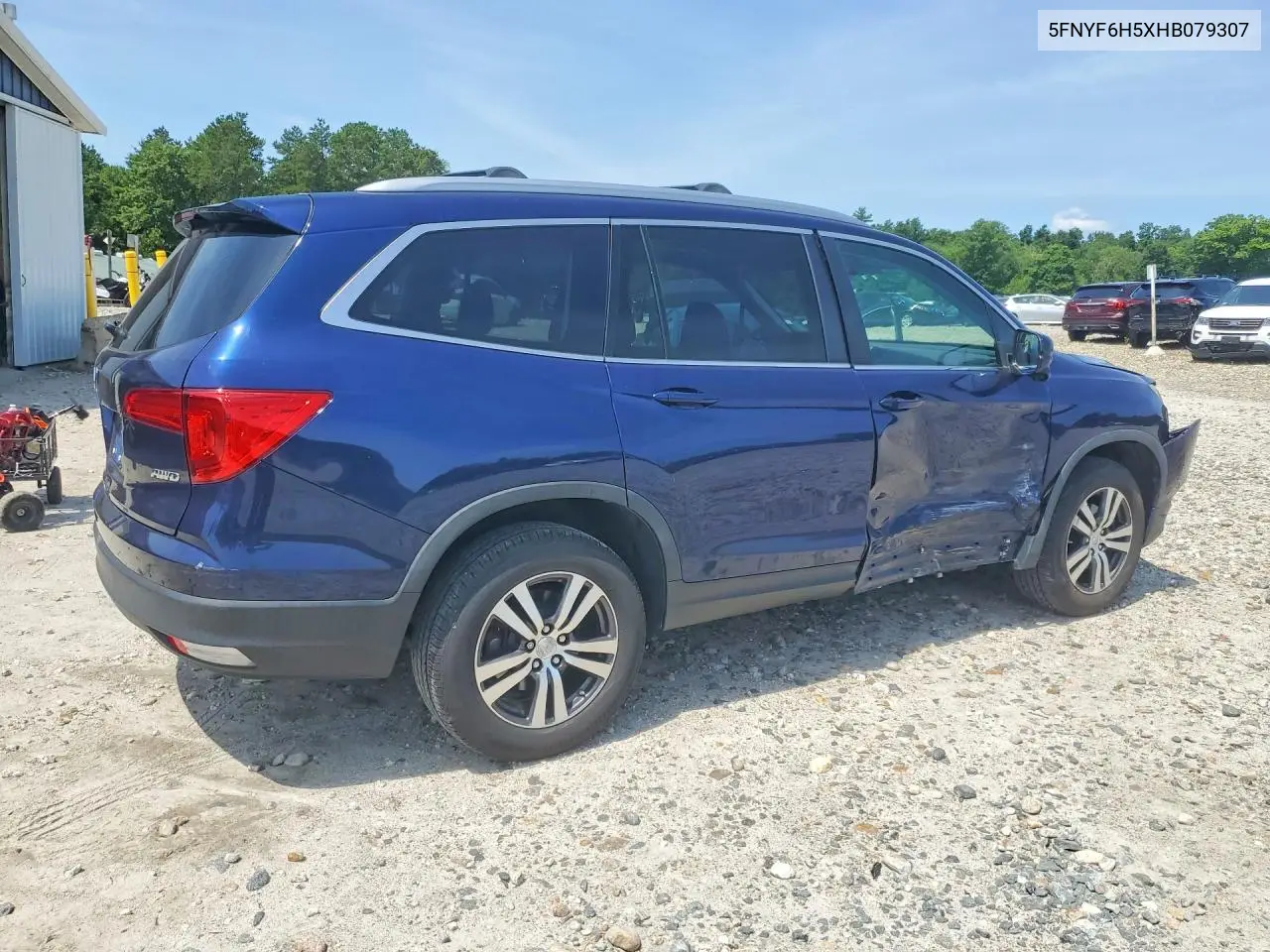 2017 Honda Pilot Exl VIN: 5FNYF6H5XHB079307 Lot: 61421226