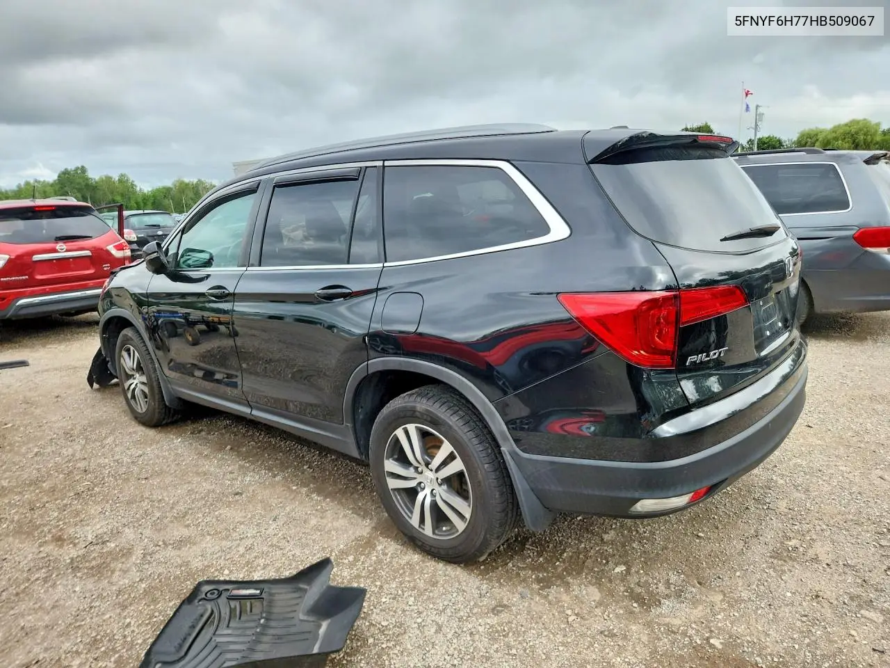 2017 Honda Pilot Exln VIN: 5FNYF6H77HB509067 Lot: 62118456