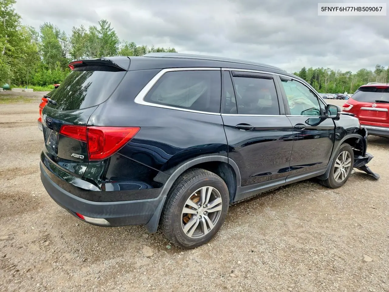 2017 Honda Pilot Exln VIN: 5FNYF6H77HB509067 Lot: 62118456