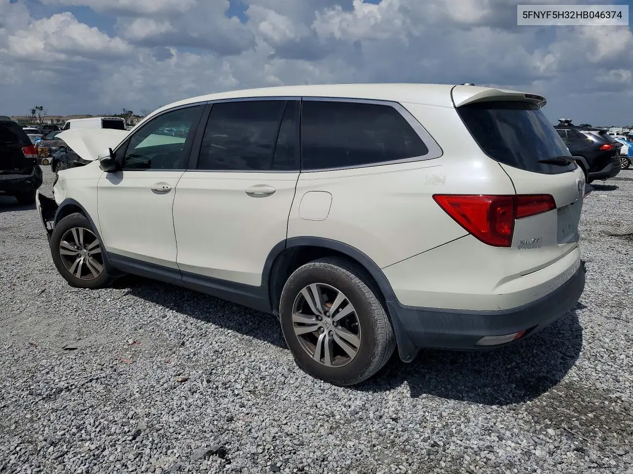 2017 Honda Pilot Ex VIN: 5FNYF5H32HB046374 Lot: 62158906