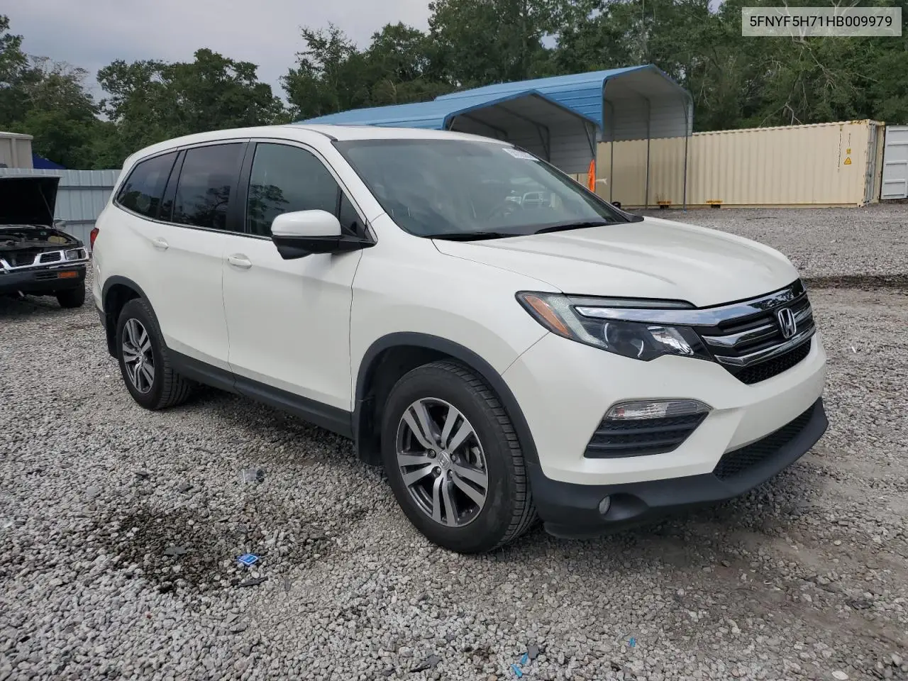 5FNYF5H71HB009979 2017 Honda Pilot Exln
