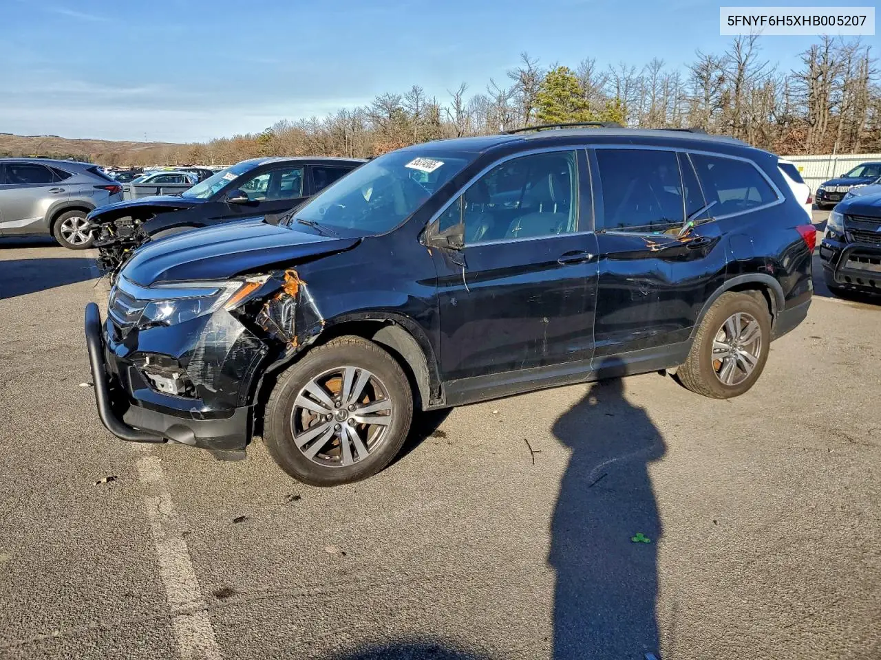 5FNYF6H5XHB005207 2017 Honda Pilot Exl