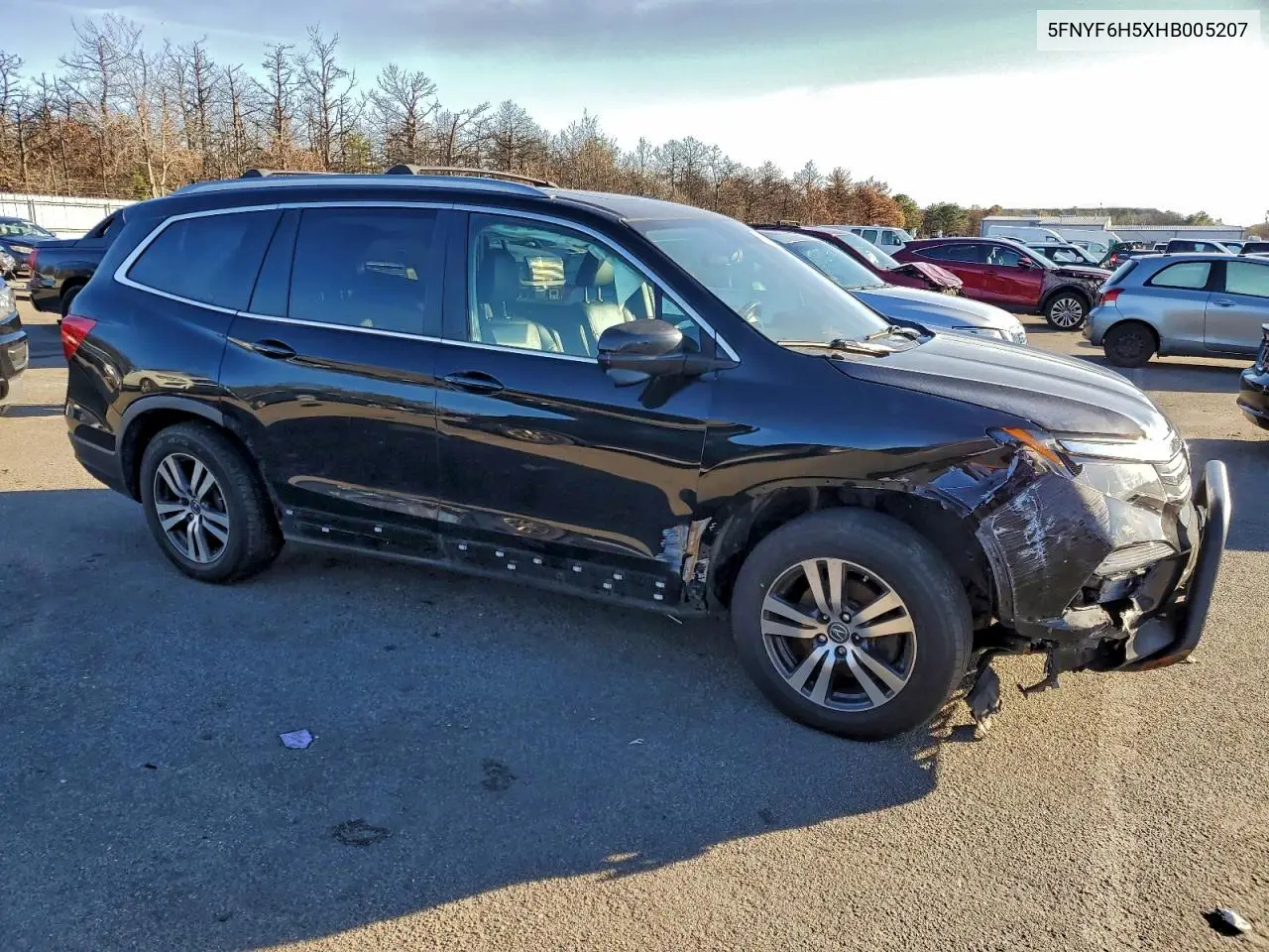 5FNYF6H5XHB005207 2017 Honda Pilot Exl
